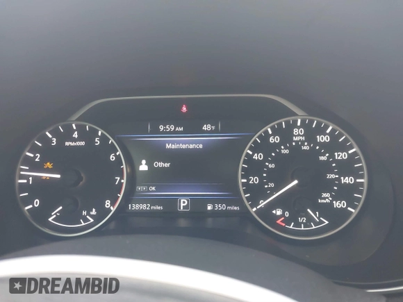 2020 Nissan Maxima SL z VIN 1N4AA6DV4LC374386, wystawiony jako IAAI lot #41027614 z przebiegiem 138 982 mil mil oraz . Historia ofert i sprzedaży dostępna na DreamBid. Obrazek 7.