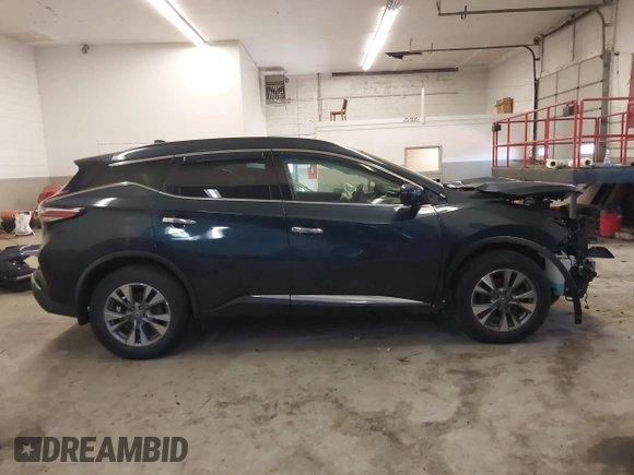 2018 Nissan Murano Platinum with VIN 5N1AZ2MG5JN112709, listed as a IAAI auction lot 41819380 with 57,375 mi miles. Bid and sale history available at carsss.com. Image 14.
