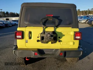 2022 Jeep Wrangler Unlimited Rubicon z VIN 1C4HJXFN4NW244038, wystawiony jako Copart lot #87279694 z przebiegiem Nie podano mil oraz Nie do naprawy • Non repairable. Historia ofert i sprzedaży dostępna na DreamBid. Obrazek 6.