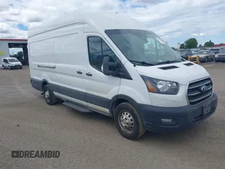 2020 Ford Transit Cargo with VIN 1FTBW3UGXLKA14030, listed as a IAAI auction lot 42505110 with 169,612 mi miles and . Bid and sale history available at DreamBid. Image 1.