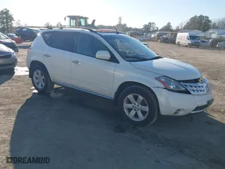 2007 Nissan Murano S with VIN JN8AZ08W97W631943, listed as a IAAI auction lot 41727275 with 252,599 mi miles. Bid and sale history available at carsss.com. Image 1.