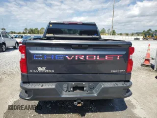 2021 Chevrolet Silverado 1500 Custom with VIN 1GCPWBEK7MZ289267, listed as a Copart auction lot 53317365 with 68,869 mi miles and Salvage Title. Bid and sale history available at DreamBid. Image 6.