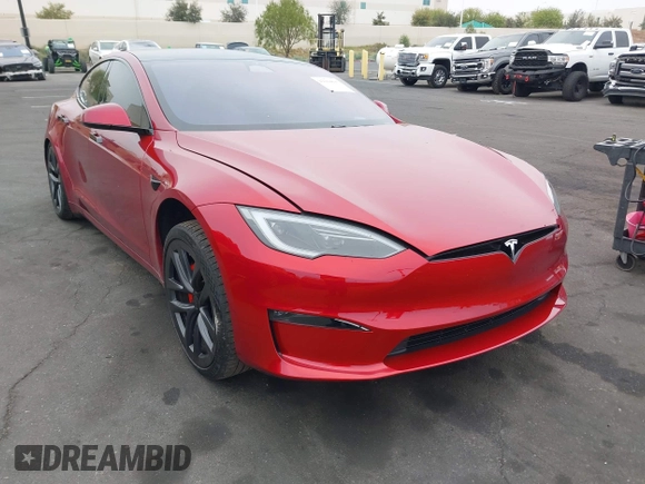 2023 Tesla Model S Plaid с VIN 5YJSA1E69PF510559, выставлен на аукционе IAAI как лот 42164885 с пробегом 28 200 миль миль и . История ставок и продаж доступна на DreamBid. Изображение 1.