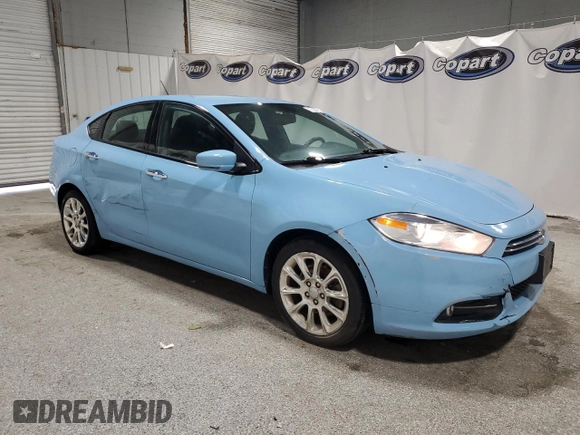 2013 Dodge Dart Limited with VIN 1C3CDFCH7DD226447, listed as a Copart auction lot 59842915 with 58,222 mi miles and Clean title. Bid and sale history available at DreamBid. Image 4.