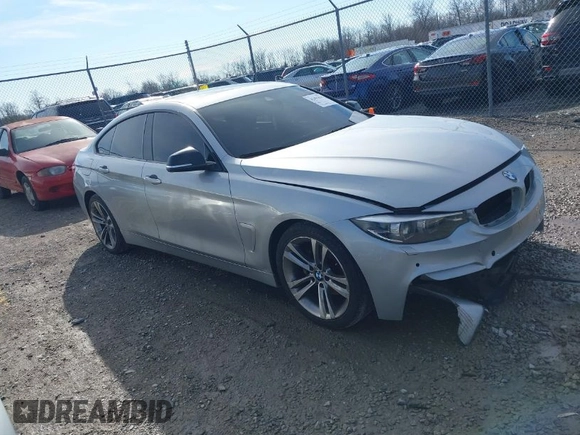 2018 BMW 4 Series 430i with VIN WBA4J1C56JBG80262, listed as a IAAI auction lot 41451833 with 148,487 mi miles and . Bid and sale history available at carsss.com. Image 1.