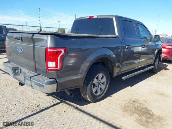 2017 Ford F-150 XL with VIN 1FTEW1C8XHKD54068, listed as a IAAI auction lot 41191801 with 106,484 mi miles. Bid and sale history available at carsss.com. Image 4.
