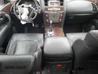 2018 Nissan Armada SV with VIN JN8AY2NC0J9558282, listed as a Copart auction lot 68261684 with 139,668 mi miles and Salvage Title. Bid and sale history available at carsss.com. Image 8.