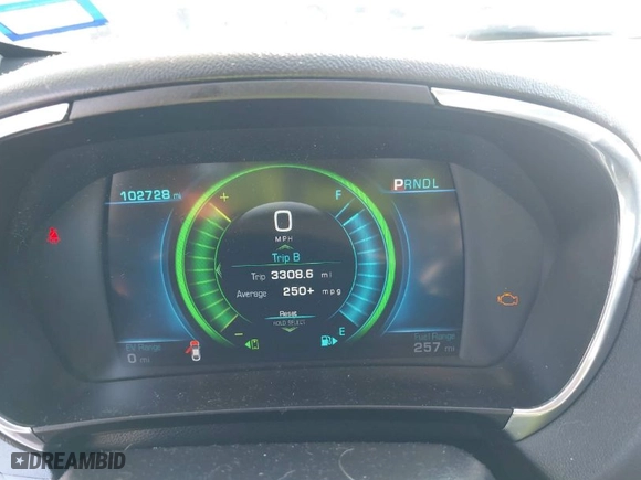 2017 Chevrolet Volt Premier with VIN 1G1RB6S54HU104145, listed as a IAAI auction lot 42035471 with 102,728 mi miles. Bid and sale history available at carsss.com. Image 7.