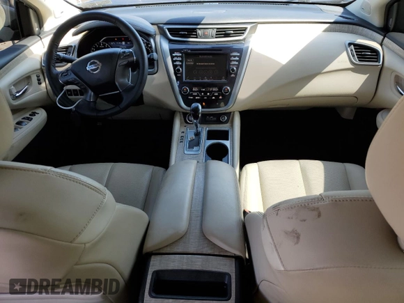 2020 Nissan Murano SL z VIN 5N1AZ2CS9LN170668, wystawiony jako Copart lot #51341835 z przebiegiem 37 432 mil mil oraz Szkoda całkowita • Salvage title. Historia ofert i sprzedaży dostępna na DreamBid. Obrazek 8.