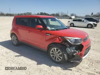 2018 Kia Soul + with VIN KNDJP3A59J7538815, listed as a Copart auction lot 47848745 with 0 mi miles and Salvage Title. Bid and sale history available at carsss.com. Image 4.