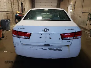 2006 Hyundai Sonata GLS with VIN 5NPEU46F66H105800, listed as a Copart auction lot 42696035 with 211,830 mi miles and Salvage Title. Bid and sale history available at DreamBid. Image 6.