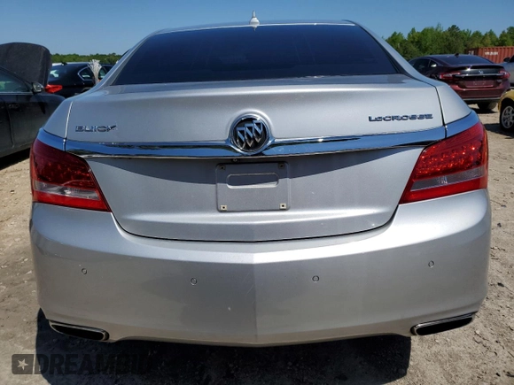 2014 Buick LaCrosse Leather with VIN 1G4GB5G30EF182725, listed as a Copart auction lot 52437685 with 89,906 mi miles and Salvage Title. Bid and sale history available at DreamBid. Image 6.