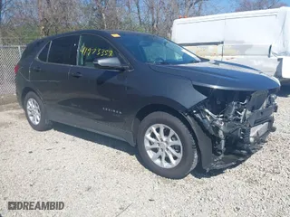 2019 Chevrolet Equinox LT with VIN 3GNAXKEV6KS503745, listed as a IAAI auction lot 41973358 with 53,353 mi miles. Bid and sale history available at carsss.com. Image 1.