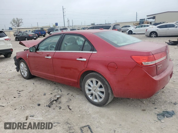 2012 Lincoln MKZ with VIN 3LNHL2GC9CR806683, listed as a Copart auction lot 50515045 with 75,308 mi miles and Salvage Title. Bid and sale history available at DreamBid. Image 2.