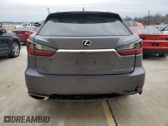 2021 Lexus RX with VIN 2T2HZMDA2MC260233, listed as a Copart auction lot 40274603 with 52,905 mi miles. Bid and sale history available at carsss.com. Image 6.
