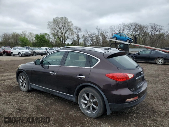 2008 Infiniti EX Journey with VIN JNKAJ09F48M361842, listed as a Copart auction lot 53808415 with 152,850 mi miles and Salvage title. Bid and sale history available at DreamBid. Image 2.