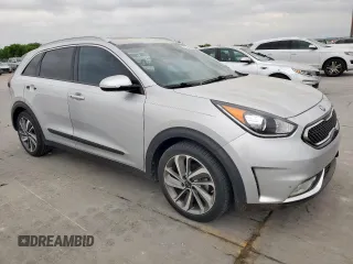 2017 Kia Niro Touring with VIN KNDCE3LC3H5066322, listed as a Copart auction lot 53818465 with 113,794 mi miles and Salvage Title. Bid and sale history available at carsss.com. Image 4.