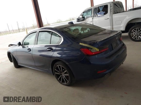 2020 BMW 3 Series 330i with VIN 3MW5R1J00L8B42355, listed as a IAAI auction lot 41817750 with 52,069 mi miles. Bid and sale history available at carsss.com. Image 14.