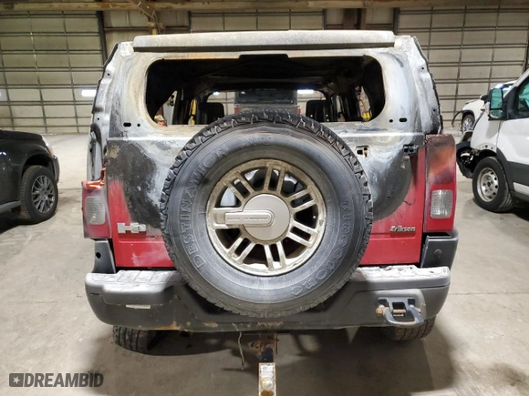2007 Hummer H3 SUV with VIN 5GTDN13E078111118, listed as a Copart auction lot 43430075 with 0 mi miles and Salvage Title. Bid and sale history available at carsss.com. Image 6.