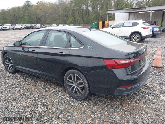 2025 Volkswagen Jetta SE with VIN 3VW7X7BU5SM029526, listed as a IAAI auction lot 41861941 with 5,791 mi miles. Bid and sale history available at carsss.com. Image 3.