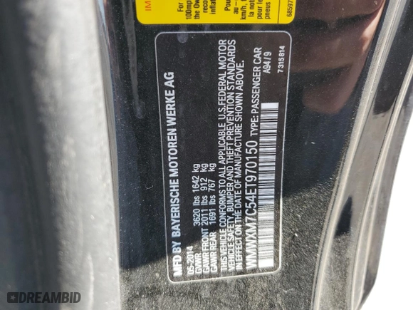 2014 MINI Cooper Hardtop S with VIN WMWXM7C54ET970150, listed as a Copart auction lot 49955035 with NaN miles and Salvage Title. Bid and sale history available at carsss.com. Image 14.