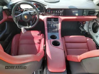 2022 Porsche Taycan 4S with VIN WP0AB2Y12NSA44345, listed as a Copart auction lot 45383275 with 24,564 mi miles and Salvage Title. Bid and sale history available at DreamBid. Image 8.