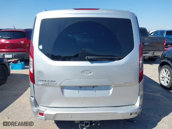 2015 Ford Transit Connect Wagon XLT with VIN NM0GE9F73F1176890, listed as a IAAI auction lot 41616697 with 128,674 mi miles. Bid and sale history available at carsss.com. Image 16.
