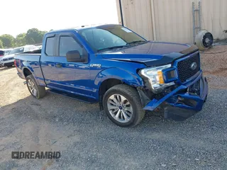 2018 Ford F-150 XL with VIN 1FTEX1EP7JFE08832, listed as a IAAI auction lot 42538296 with 96,951 mi miles and . Bid and sale history available at DreamBid. Image 1.