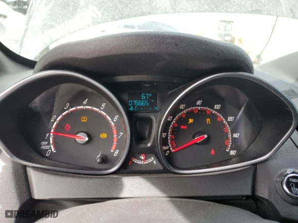 2019 Ford Fiesta ST with VIN 3FADP4GX3KM135504, listed as a Copart auction lot 44741925 with 75,665 mi miles and Salvage Title. Bid and sale history available at carsss.com. Image 9.