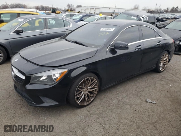 2015 Mercedes-Benz CLA 250 with VIN WDDSJ4GB1FN192714, listed as a Copart auction lot 77664833 with 90,941 mi miles and . Bid and sale history available at DreamBid. Image 1.