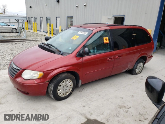 2006 Chrysler Town & Country LWB LX with VIN 1A4GP44R86B752806, listed as a Copart auction lot 52394904 with 0 mi miles and Non Repairable. Bid and sale history available at carsss.com. Image 1.