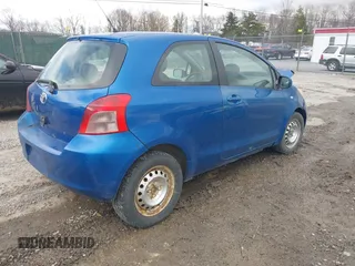 2007 Toyota Yaris with VIN JTDJT923075107182, listed as a IAAI auction lot 41850357 with 177,886 mi miles. Bid and sale history available at carsss.com. Image 4.