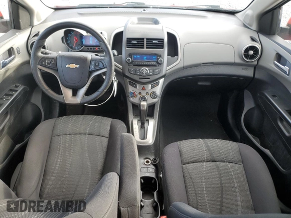 2015 Chevrolet Sonic LT with VIN 1G1JC5SH5F4198290, listed as a Copart auction lot 81277654 with 91,396 mi miles and Salvage Title. Bid and sale history available at DreamBid. Image 8.