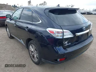 2010 Lexus RX 450h with VIN JTJBC1BA3A2024257, listed as a IAAI auction lot 42047795 with 240,558 mi miles and . Bid and sale history available at DreamBid. Image 3.
