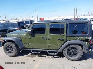 2022 Jeep Wrangler Unlimited Sport with VIN 1C4HJXDG5NW113205, listed as a IAAI auction lot 41836171 with 30,446 mi miles and . Bid and sale history available at DreamBid. Image 15.