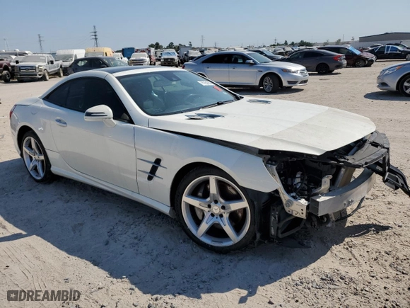 2014 Mercedes-Benz SL-Class SL 550 with VIN WDDJK7DA8EF021974, listed as a Copart auction lot 75754794 with 0 mi miles and Salvage Title. Bid and sale history available at carsss.com. Image 4.