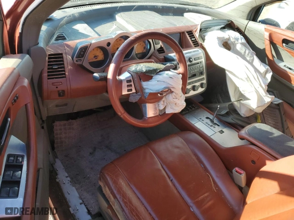 2003 Nissan Murano SE with VIN JN8AZ08W93W217183, listed as a Copart auction lot 77698384 with 0 mi miles and Salvage Title. Bid and sale history available at carsss.com. Image 8.