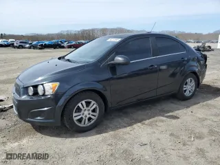 2015 Chevrolet Sonic LT with VIN 1G1JC5SGXF4148332, listed as a Copart auction lot 50212585 with 117,108 mi miles and Clean Title. Bid and sale history available at carsss.com. Image 1.