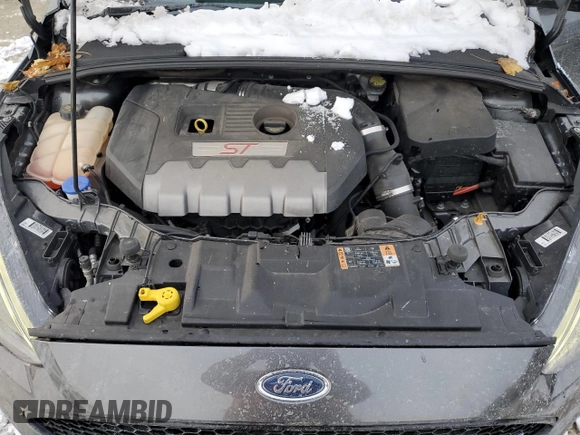 2018 Ford Focus ST with VIN 1FADP3L98JL291877, listed as a Copart auction lot 87465024 with 67,539 mi miles and Salvage Title. Bid and sale history available at DreamBid. Image 12.