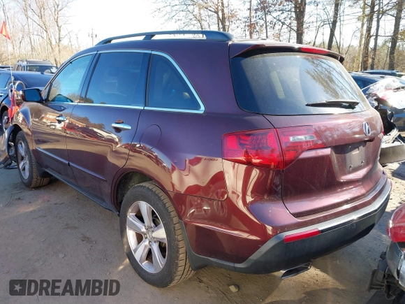 2013 Acura MDX with VIN 2HNYD2H29DH506219, listed as a IAAI auction lot 41325146 with 200,245 mi miles. Bid and sale history available at carsss.com. Image 3.