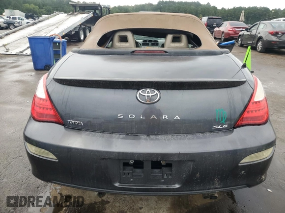2007 Toyota Solara SE with VIN 4T1FA38P27U127521, listed as a Copart auction lot 69706124 with 171,224 mi miles and Clean Title. Bid and sale history available at DreamBid. Image 6.