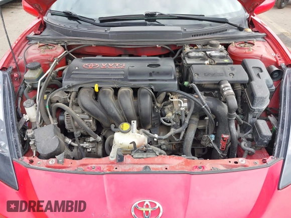 2003 Toyota Celica GT with VIN JTDDR32TX30150105, listed as a IAAI auction lot 41342726 with 147,735 mi miles. Bid and sale history available at carsss.com. Image 10.