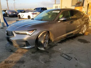 2024 Acura Integra with VIN 19UDE4H28RA002460, listed as a Copart auction lot 89204565 with 12,421 mi miles and Salvage Title. Bid and sale history available at carsss.com. Image 1.