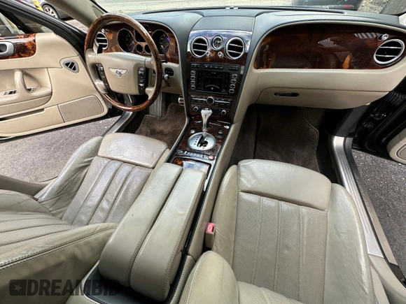 2008 Bentley Flying Spur with VIN SCBBR93W98C055885, listed as a Copart auction lot 55952445 with 81,286 mi miles and Clean Title. Bid and sale history available at DreamBid. Image 9.