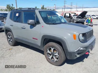 2021 Jeep Renegade Trailhawk with VIN ZACNJDC11MPN25564, listed as a IAAI auction lot 41724864 with 70,774 mi miles and . Bid and sale history available at DreamBid. Image 1.