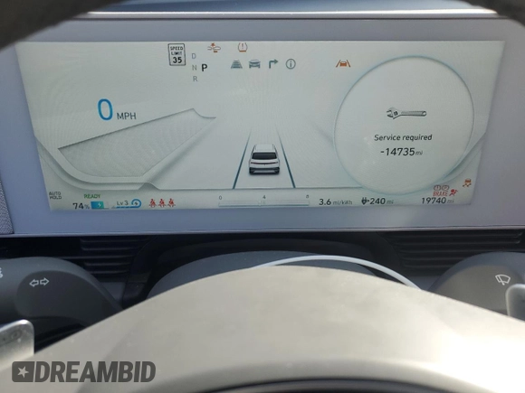 2024 Hyundai Ioniq 5 SEL с VIN KM8KN4DEXRU291177, выставлен на аукционе Copart как лот 50254345 с пробегом 19 740 миль миль и Списание • Salvage title. История ставок и продаж доступна на DreamBid. Изображение 9.