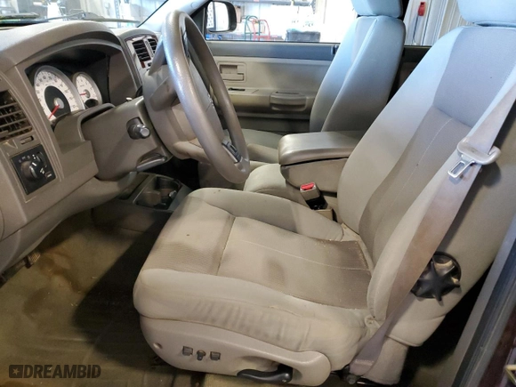 2005 Dodge Dakota SLT with VIN 1D7HW48N45S248231, listed as a Copart auction lot 47988475 with 146,366 mi miles and Salvage Title. Bid and sale history available at carsss.com. Image 7.