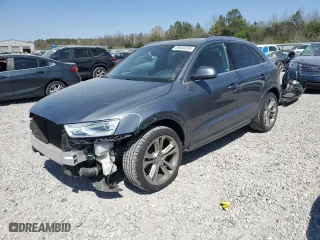 2017 Audi Q3 Premium Plus with VIN WA1JCCFS5HR003032, listed as a Copart auction lot 50630235 with 71,983 mi miles and Salvage Title. Bid and sale history available at carsss.com. Image 1.