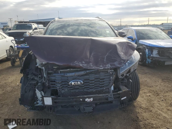 2020 Kia Sorento LX with VIN 5XYPG4A32LG650912, listed as a Copart auction lot 46738265 with 77,224 mi miles and Salvage Title. Bid and sale history available at carsss.com. Image 5.