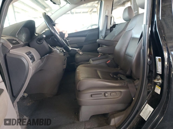 2017 Honda Odyssey EX-L with VIN 5FNRL5H62HB012121, listed as a Copart auction lot 47698345 with 98,940 mi miles and Salvage Title. Bid and sale history available at DreamBid. Image 7.